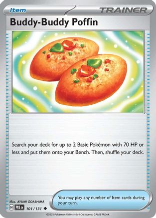 Buddy-Buddy Poffin (101) [SV Prismatic Evolutions] Normal - Uncommon
