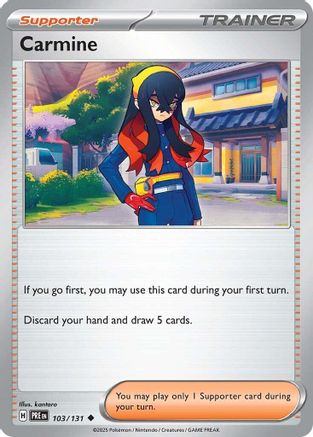Carmine (103) [SV Prismatic Evolutions] Normal - Uncommon