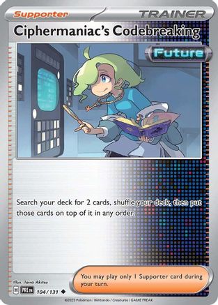 Ciphermaniac's Codebreaking (104) [SV Prismatic Evolutions] Normal - Uncommon