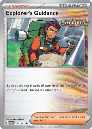 Explorer's Guidance (107) [SV Prismatic Evolutions] Reverse Holofoil - Uncommon