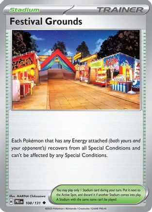 Festival Grounds (108) [SV Prismatic Evolutions] Normal - Uncommon