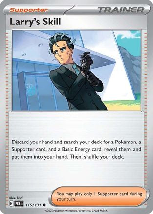 Larry's Skill (115/131) [SV Prismatic Evolutions] Normal - Common