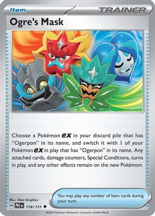 Ogre's Mask (118) [SV Prismatic Evolutions] Normal - Uncommon