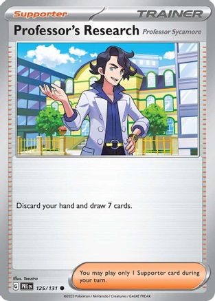 Professor's Research [Professor Sycamore] (125) [SV Prismatic Evolutions] Normal - Common