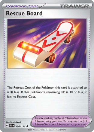 Rescue Board (126) [SV Prismatic Evolutions] Normal - Uncommon