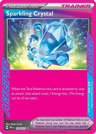 Sparkling Crystal (129/131) [SV Prismatic Evolutions] Holofoil - ACE SPEC Rare
