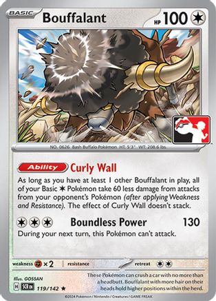 Bouffalant (119/142) [Prize Pack Series Cards] Normal - Rare
