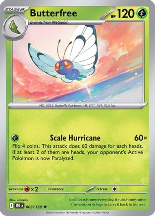 Butterfree (003) [SV09 Journey Together] Holofoil - Rare