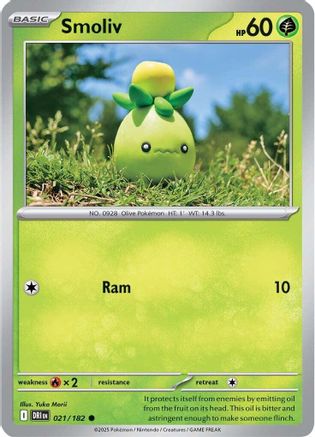 Smoliv (021) [SV10 Destined Rivals] Reverse Holofoil - Common