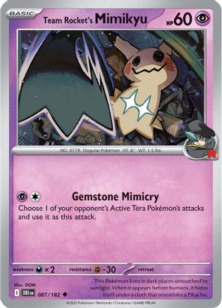 Team Rocket's Mimikyu (087) [SV10 Destined Rivals] Reverse Holofoil - Uncommon