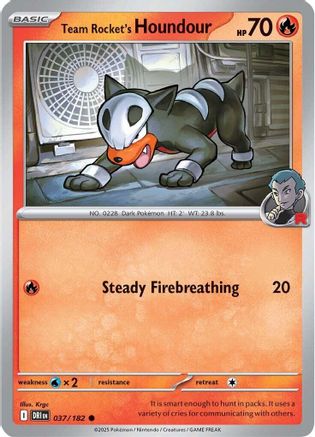 Team Rocket's Houndour (037) [SV10 Destined Rivals] Normal - Common
