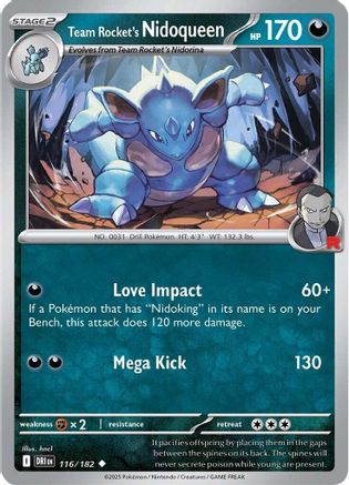Team Rocket's Nidoqueen (116) [SV10 Destined Rivals] Normal - Uncommon