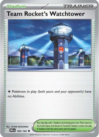 Team Rocket's Watchtower (180) [SV10 Destined Rivals] Normal - Uncommon