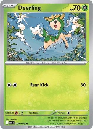 Deerling (006) [SV White Flare] Normal - Common