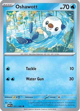 Oshawott (021) [SV White Flare] Normal - Common