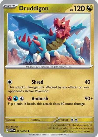 Druddigon (071) [SV White Flare] Normal - Uncommon