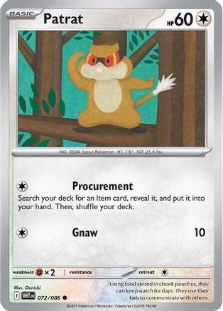 Patrat (072) [SV White Flare] Normal - Common