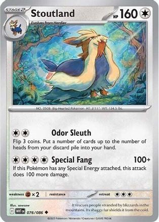 Stoutland (076) [SV White Flare] Normal - Uncommon