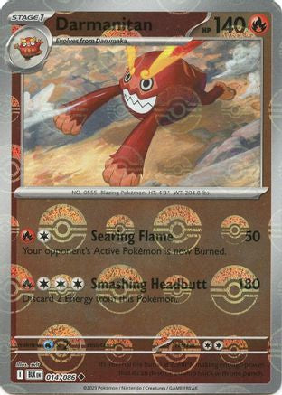 Darmanitan (Poke Ball Pattern) (014/086) [SV Black Bolt] Holofoil - Uncommon