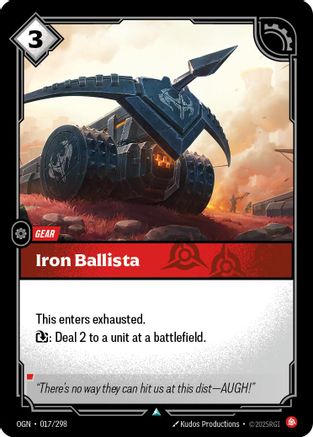 Iron Ballista (017/298) - Origins Foil