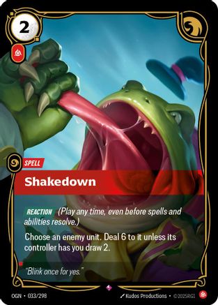 Shakedown (033/298) - Origins Foil
