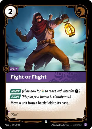 Fight or Flight (168/298) - Origins Foil