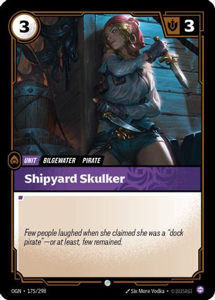 Shipyard Skulker (175/298) - Origins