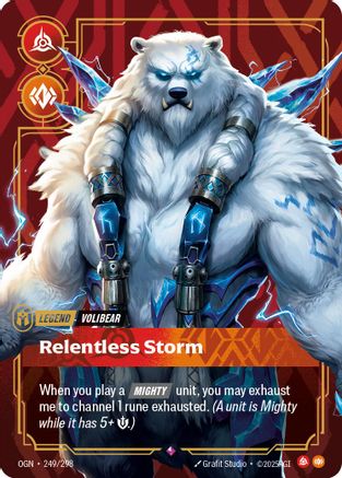 Volibear - Relentless Storm (249/298) - Origins Foil