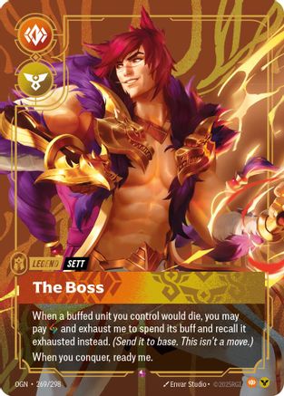 Sett - The Boss (269/298) - Origins Foil