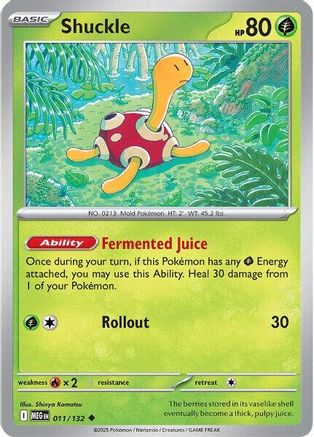 Shuckle (011/132) [ME01 Mega Evolution] Normal - Uncommon
