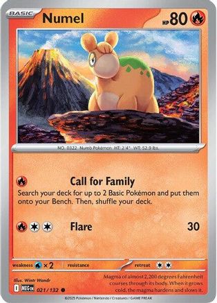 Numel (021) [ME01 Mega Evolution] Normal - Common