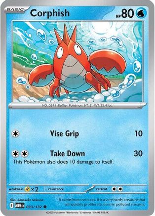 Corphish (033) [ME01 Mega Evolution] Normal - Common