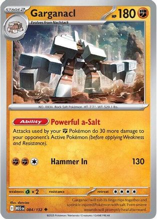 Garganacl (084/132) [ME01 Mega Evolution] Normal - Uncommon