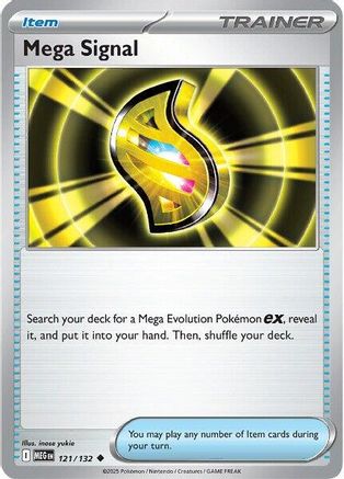 Mega Signal (121/132) [ME01 Mega Evolution] Reverse Holofoil - Uncommon