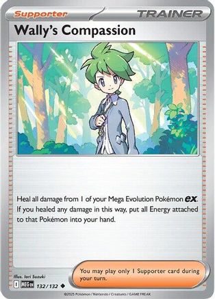Wally's Compassion (132/132) [ME01 Mega Evolution] Reverse Holofoil - Uncommon