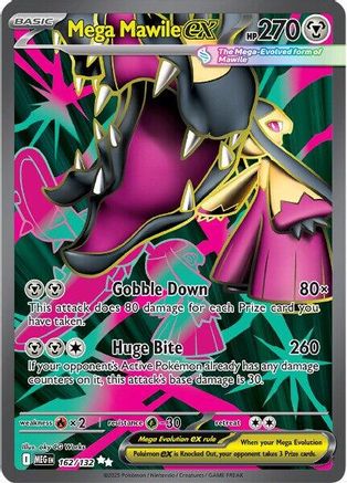 Mega Mawile ex (162/132) [ME01 Mega Evolution] Holofoil - Ultra Rare