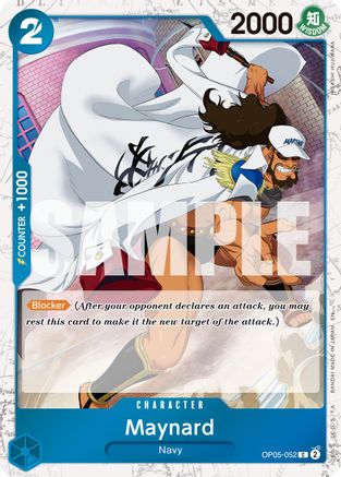 Maynard (Pirate Foil) (OP05-052) - Premium Booster -The Best- Vol. 2 Foil