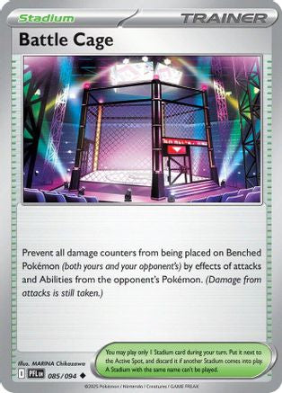 Battle Cage (085/094) [ME02 Phantasmal Flames] Reverse Holofoil - Uncommon