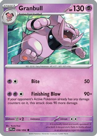 Granbull (038) [ME02 Phantasmal Flames] Reverse Holofoil - Uncommon
