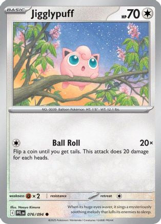 Jigglypuff (076) [ME02 Phantasmal Flames] Reverse Holofoil - Common