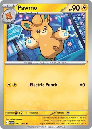 Pawmo (033) [ME02 Phantasmal Flames] Normal - Common