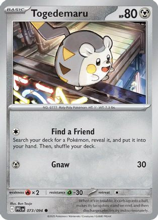 Togedemaru (073/094) [ME02 Phantasmal Flames] Normal - Common