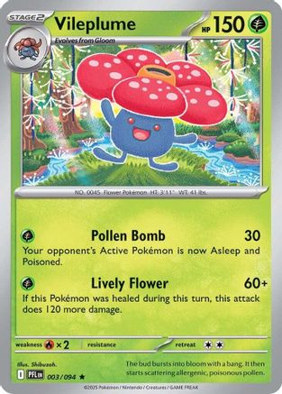 Vileplume (003) [ME02 Phantasmal Flames] Reverse Holofoil - Rare