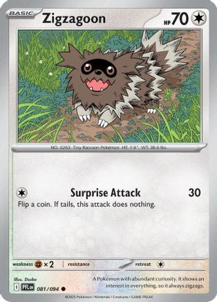 Zigzagoon (081) [ME02 Phantasmal Flames] Normal - Common