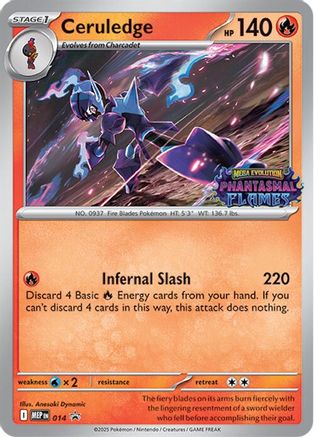 Ceruledge (014) [ME Mega Evolution Promo] Holofoil - Promo