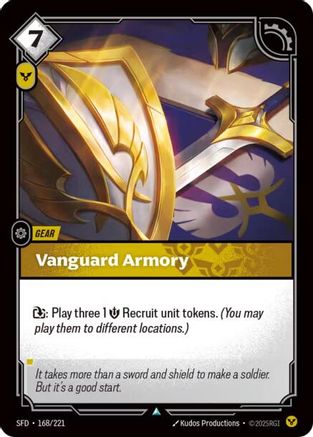 Vanguard Armory (168/221) - Spiritforged Foil