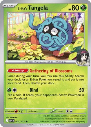 Erika's Tangela (007/217) [ME Ascended Heroes] Normal - Common