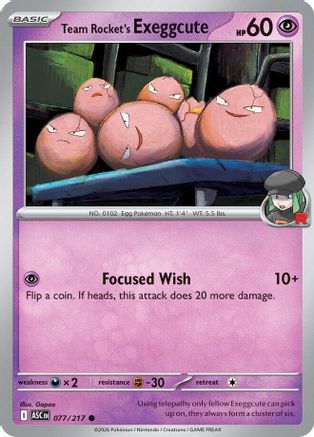 Team Rocket's Exeggcute (077) [ME Ascended Heroes] Normal - Common
