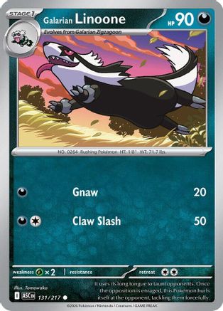 Galarian Linoone (131) [ME Ascended Heroes] Normal - Common