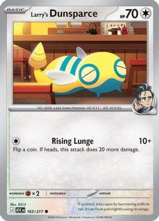 Larry's Dunsparce (163) [ME Ascended Heroes] Normal - Common